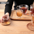 Mini Classical Double Wall Glass Water Tea Cup